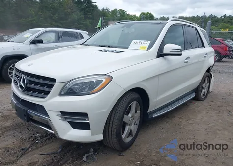 2015 Mercedes-Benz Ml 400 4Matic из США, поврежденный, VIN 4JGDA5GB2FA575010